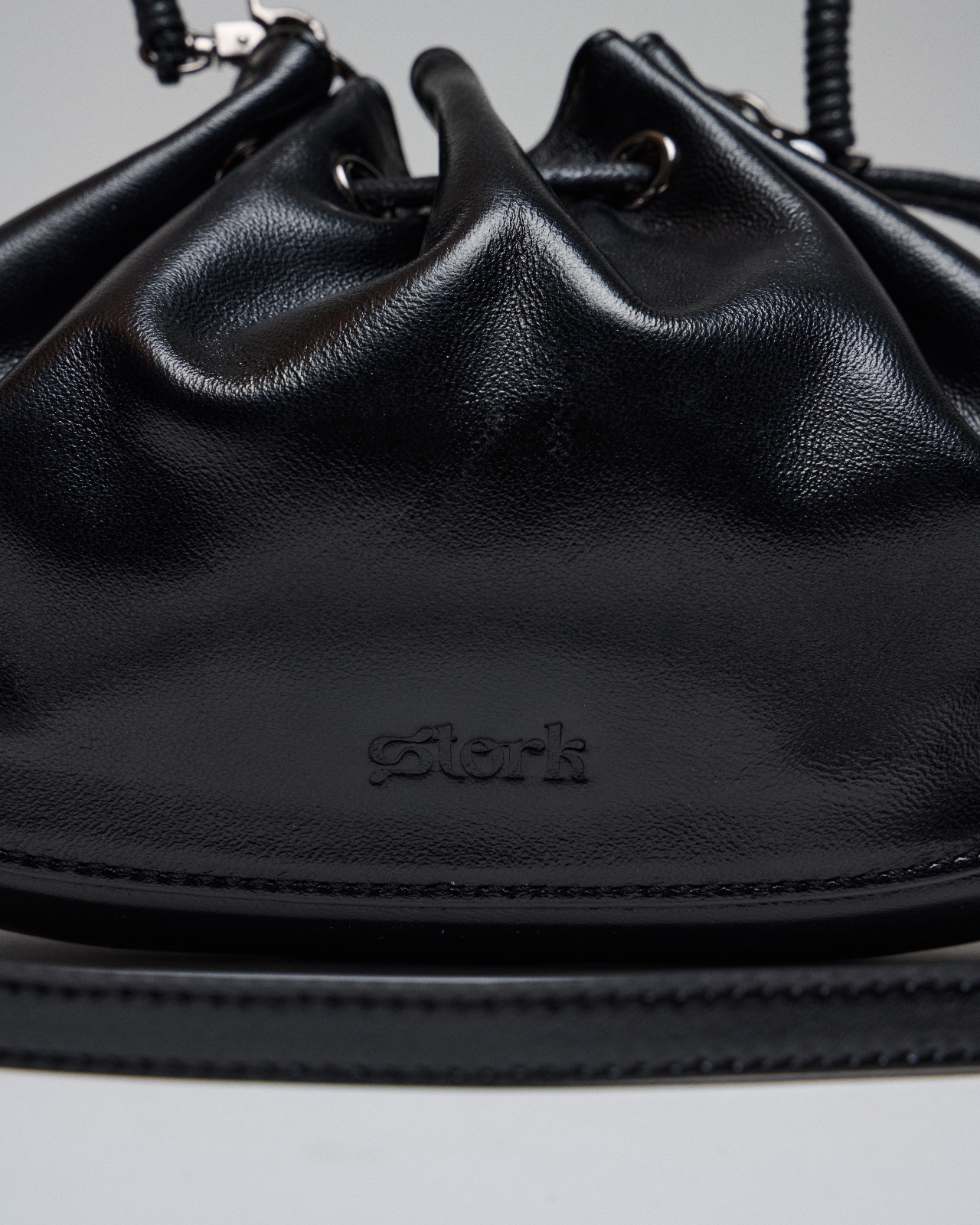 Erina Drawstring Bag (Midnight Black) - Image 4
