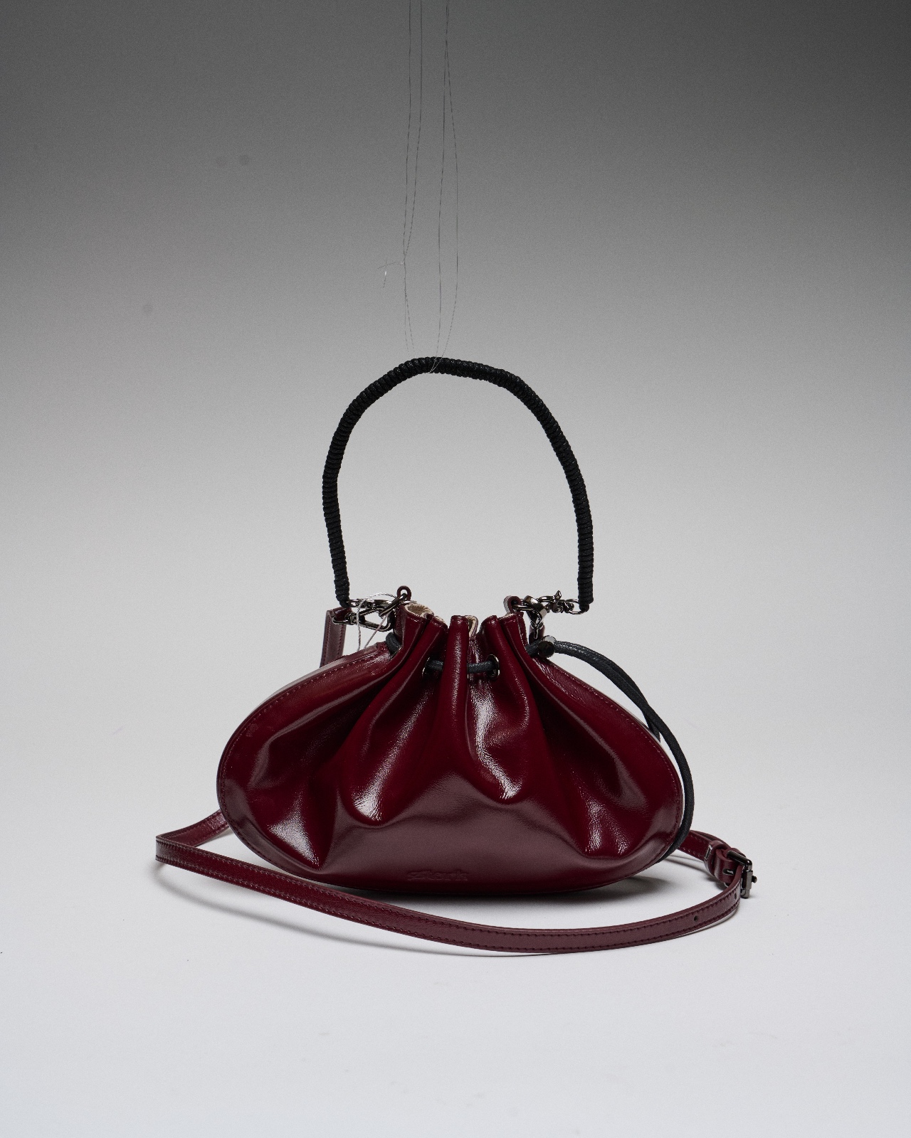 Erina Drawstring Bag (Burgundy Wine)